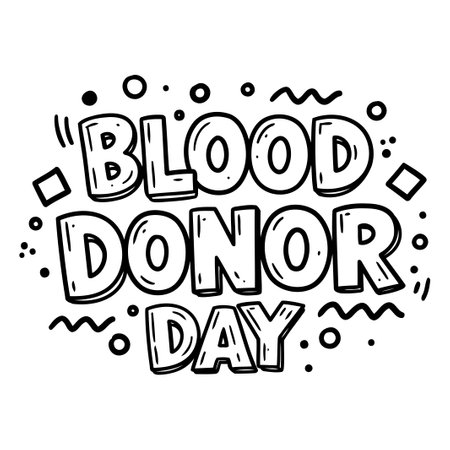 Blood Donor Day Graphicのイラスト素材