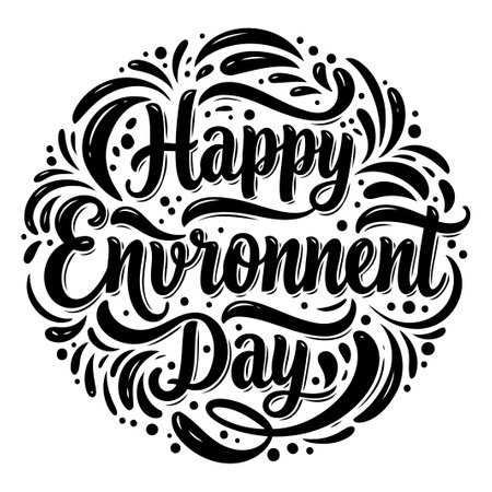 Happy Environment Day Vector Graphicのイラスト素材
