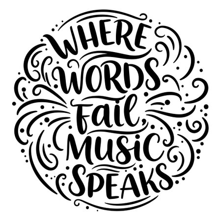 Inspirational quote graphic designのイラスト素材