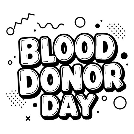 Blood Donor Day Graphicのイラスト素材