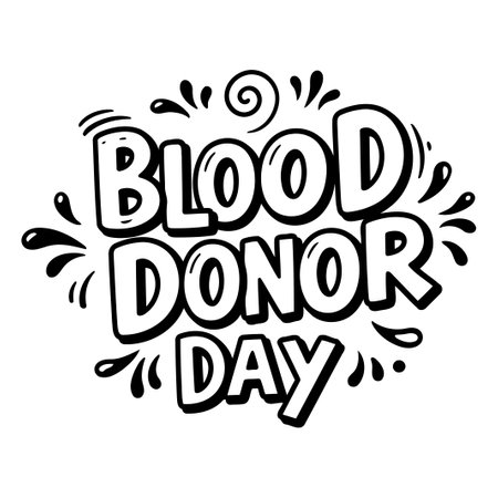 Blood Donor Day Graphicのイラスト素材