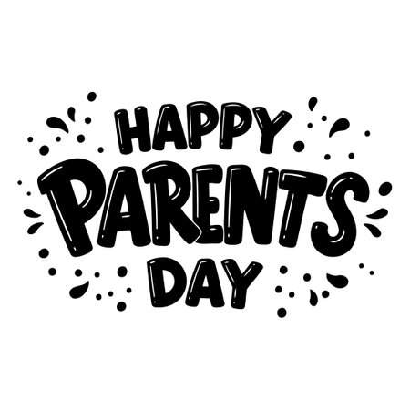 Happy Parents Day Graphicのイラスト素材