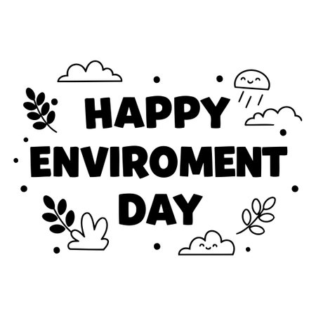 Happy Environment Day Graphicのイラスト素材