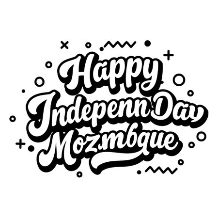Mozambique Independence Day Graphicのイラスト素材