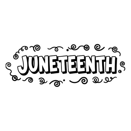 Juneteenth Graphic Designのイラスト素材