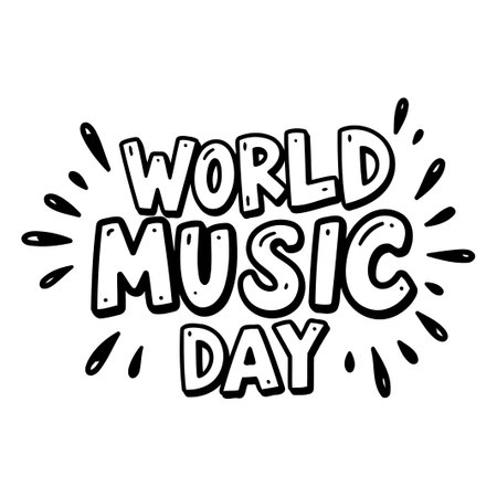 World Music Day Graphicのイラスト素材
