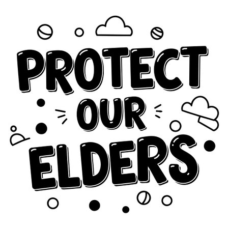 Protect Our Elders Graphicのイラスト素材