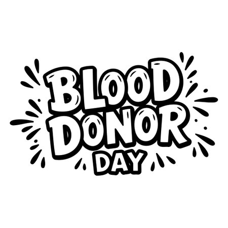 Blood Donor Day Graphicのイラスト素材