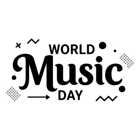World Music Day Graphicのイラスト素材