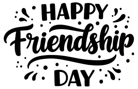 Happy Friendship Day graphic design for general useのイラスト素材
