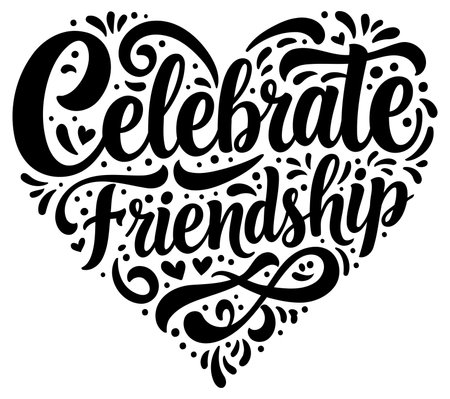 Elegant and meaningful quote with decorative heart shape. emphasizing words using script font. Ideal for print. digital media. or social media posts.のイラスト素材