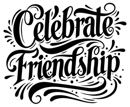 Elegant. decorative typography; bold. stylized script font; perfect for posters. apparel. or social media graphics.のイラスト素材