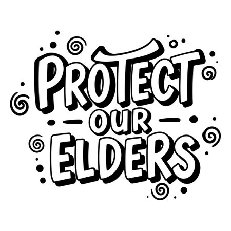 Protect Our Elders Graphicのイラスト素材