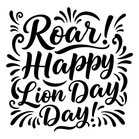 Stylish, bold lettering for a celebratory event. Perfect for social media posts, merchandise, and digital marketing campaigns.のイラスト素材