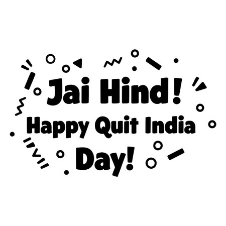 Bold, stylized text conveys a celebratory message for a historical Indian holiday. Appropriate for use in advertisements for historical commemorations or educational materials.のイラスト素材