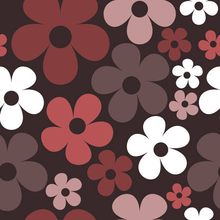 Vector Dark Seamless Pattern Backgroundのイラスト素材
