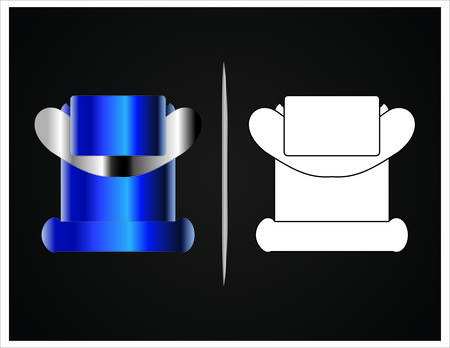 bottle and packaging set of perfume bottles vector formatのイラスト素材