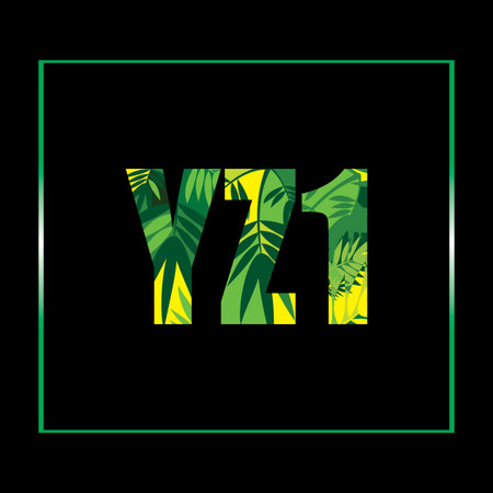 green leaves alphabet