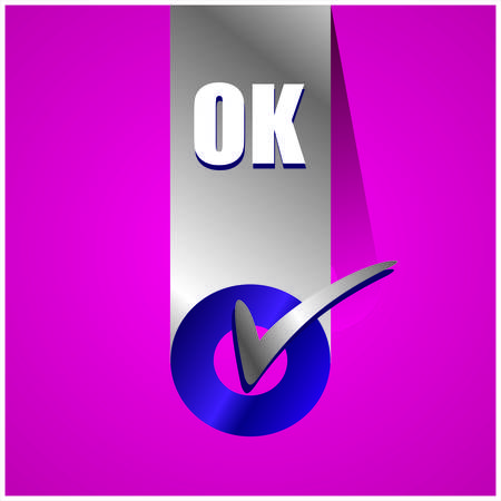 Ok iconのイラスト素材