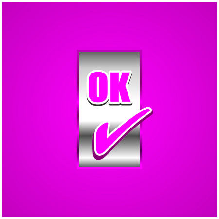 Ok iconのイラスト素材