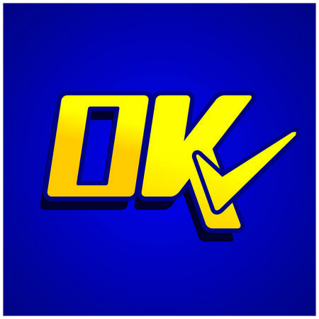 Ok iconのイラスト素材