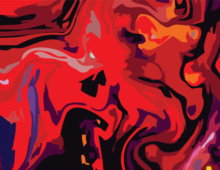Creative Colorful Trendy abstract different shapes Collage background Vector illustration.