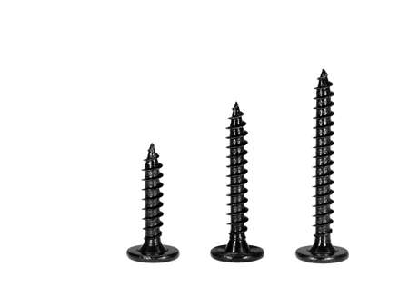 Black Wood Screwsの写真素材