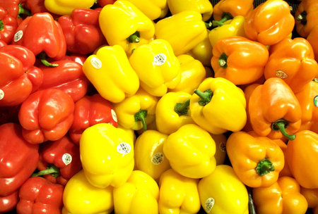 Peppers on display