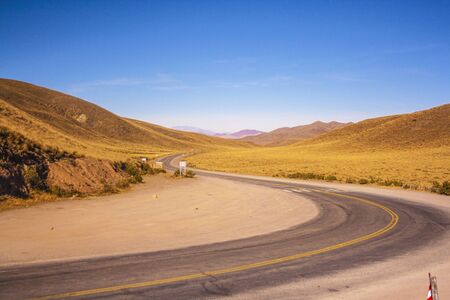 Route Curve in Northern ARGの写真素材