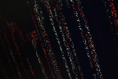 Code Computer Hebrew Rain