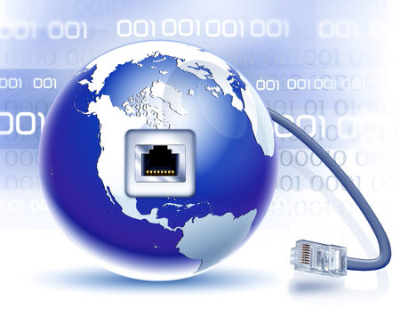 connecting world concept