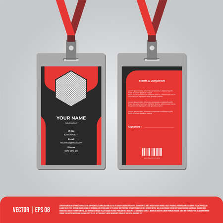 id card template for you companyのイラスト素材
