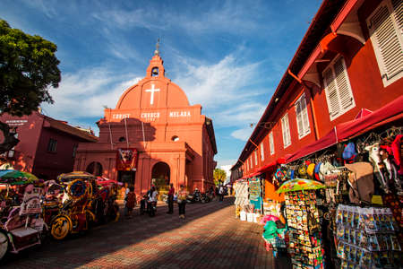 Christ Church Melakaのeditorial素材