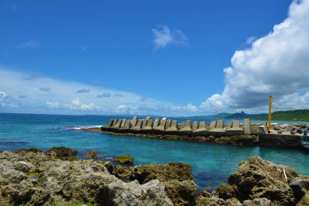 Taiwan Kenting coast landscapeの写真素材