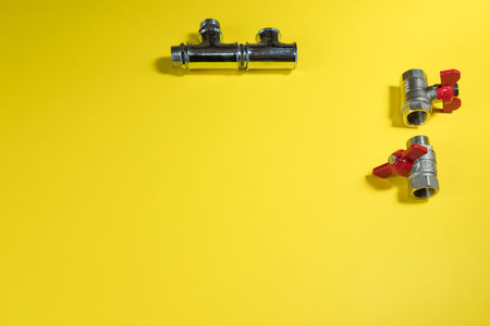 several safety valves on a colored background. safety valves with red edges. safety valves isolated....