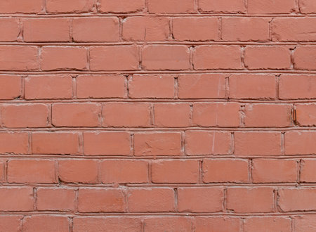 a wall of red brick for the background. the wall is removed at a sufficient distance. old red...