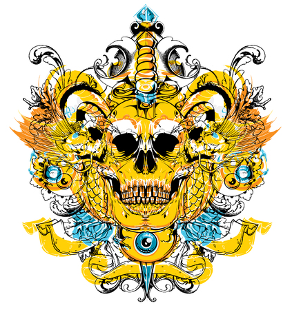 Skullのイラスト素材