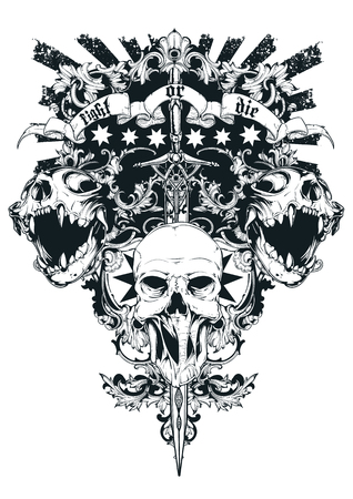 Skullのイラスト素材