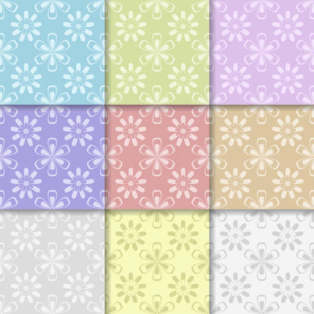 Floral seamless pattern. Vector illustrationのイラスト素材