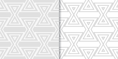 Geometric background. Triangle seamless patternのイラスト素材