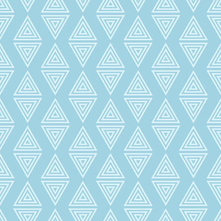 Geometric background. Triangle blue seamless patternのイラスト素材