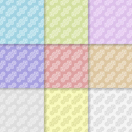 Geometric seamless pattern. Colored backgroundのイラスト素材