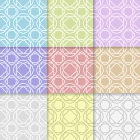 Geometric seamless pattern. Colored backgroundのイラスト素材