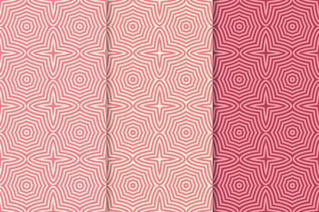 Geometric seamless pattern. Colored backgroundのイラスト素材