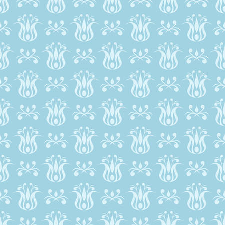 Floral seamless patterns. Colored backgroundのイラスト素材