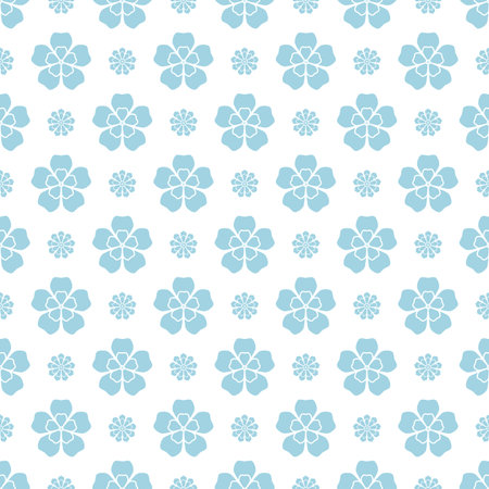 Floral seamless patterns. Colored backgroundのイラスト素材