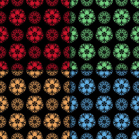 Seamless floral background for textile, wallpapersのイラスト素材