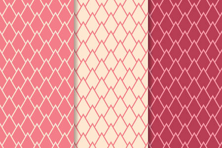 Abstract geometric seamless pattern. Colored backgroundのイラスト素材
