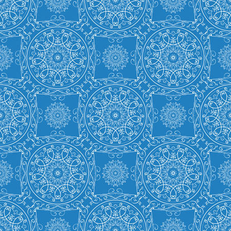 Colored seamless background. Floral pattern. Vector illustrationのイラスト素材