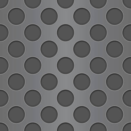 Metal perforated background. Seamless patternのイラスト素材